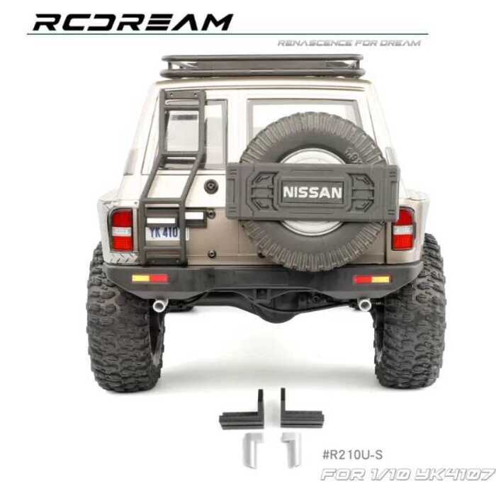 อาร์ซีดรีม@ Easy Control Yk4107 ท่อไอเสียจำลองพร้อมปลายท่อเก็บเสียงสำหรับ Nissan รุ่นเก่า Patrol S