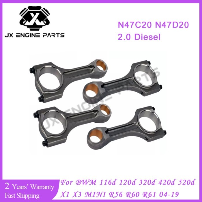 N47 Engine Connecting Rod For BMW 1.6 2.0 116d 120d 220d 318d 418d 520d X1 X3 X5 MINI R56 R57 N47C1