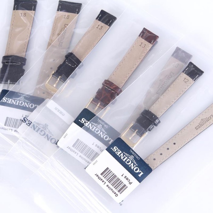 [รุ่นใหม่] สายนาฬิกาทดแทนสําหรับ Longines Leather Watch Strap Jialan Magnificent Flag L4 Ultra-thin 