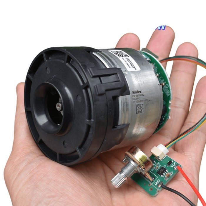 Brushless Vacuum Fan with Stepless Speed Control DC30V-42V Maximum Power 376W