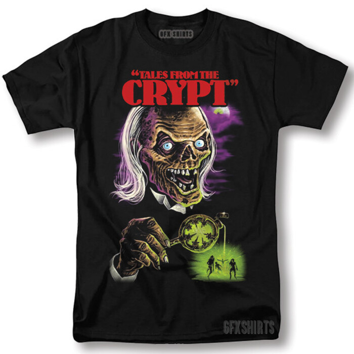 Tales from the Crypt Shirt Classic Horror Movie Vintage Graphic T-Shirt