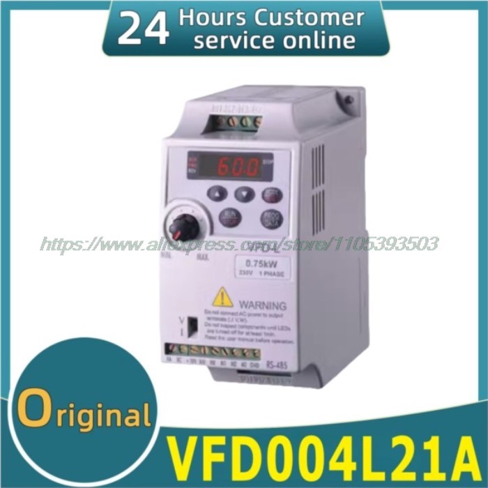 New VFD004L21A VFD007L21A VFD002L21A VFD001L21A VFD015L21W Variable Frequency AC Motor Driver.