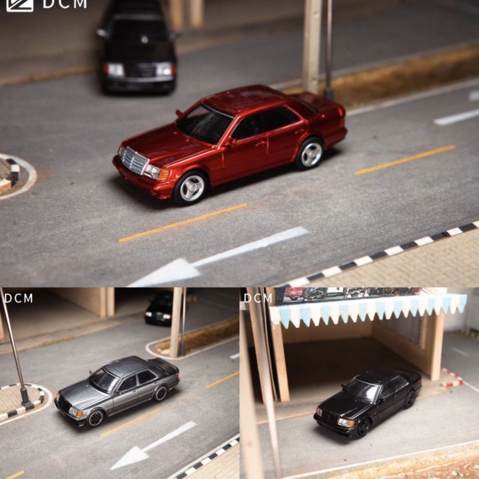 DCM 1/64 Benz W124 500E โมเดลรถอัลลอย