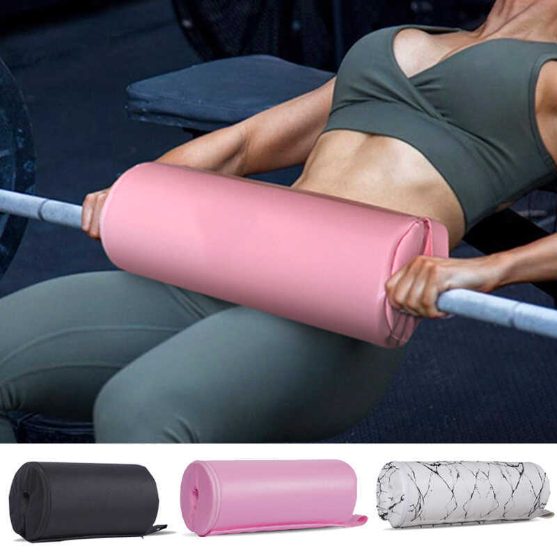 หนา Barbell ไหล่ Pads Squat Hip Bridge Hip Press Pads ผู้ชายโยคะไหล่คอ Pads Gym การฝึกอบรมโยคะอุปกรณ