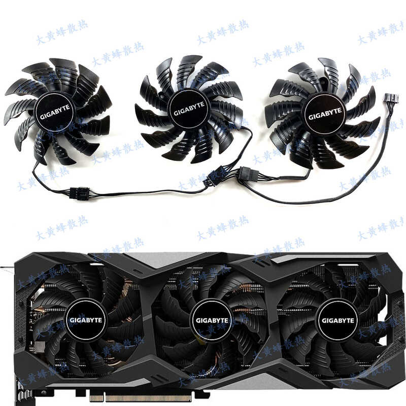 พัดลมการ์ดกราฟิก GIGABYTE RTX2060S 2070 2070S 2080 2080S 2080ti