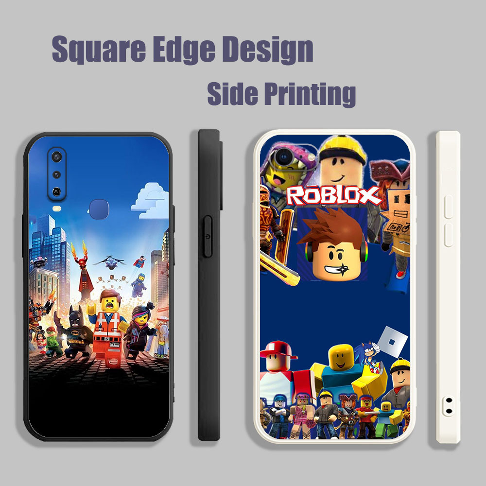 ปลอกสําหรับVivo Y12A Y53 V11i Z3i Y51A Y31 2021 ROBLOXเกมน่ารักเพื่อนความงามBOI12 เคสโทรศัพท์สแควร์ข