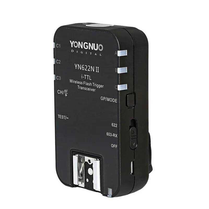 ▥ YONGNUO II Yn622n-Tx Yn622n ุด I-Tll Wireless Flash Trigger Transceiver สำหรับกล้อง Nikon สำห