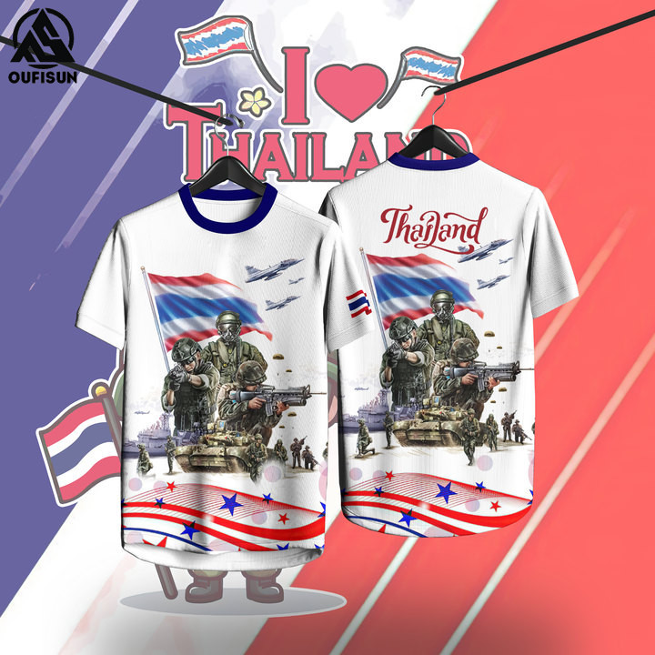 2568 เสื้อแขนสั้น F-16 ไทย ไทย ความรักนี้สงบ แต่การต่อสู้ไม่ได้เป็นท้อง