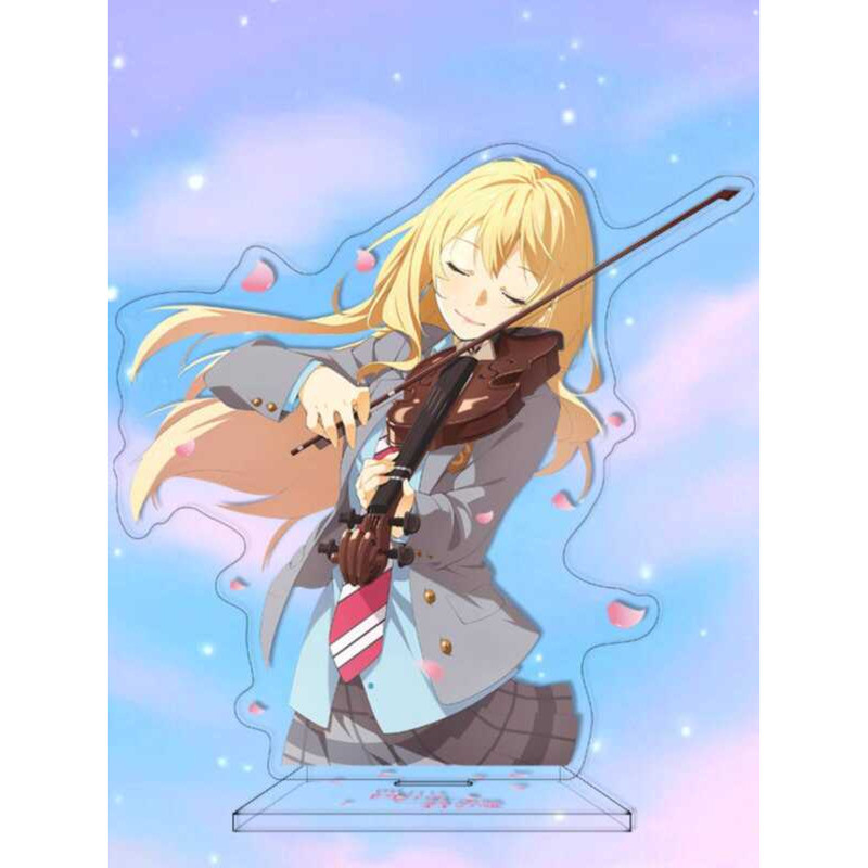 โกหกของคุณในเดือนเมษายนขาตั้งอะคริลิค Kaoru Miyahara Ma Gusheng Sawabe Tsubaki Totsunato สินค้าอะนิเ