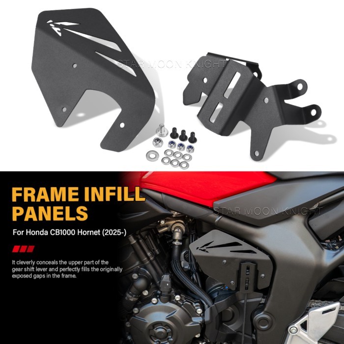 Moto Aluminum Alloy Frame Filler Plate For Honda CB1000 Hornet 2025- Impact-resistant Protective Co