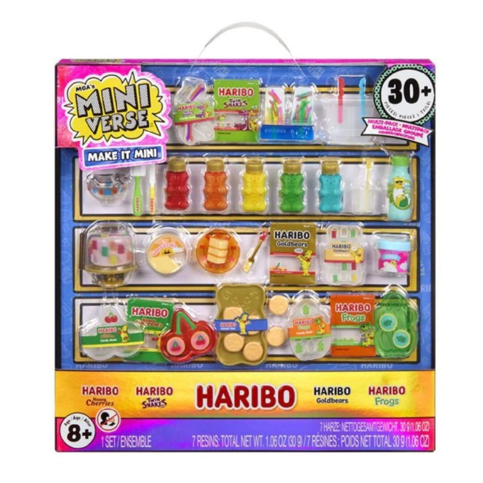 MGAs Miniverse Gourmet Hands-on ชุด DIY ของเล่นเด็กมือถือจักรวาล Workshop HARIBO
