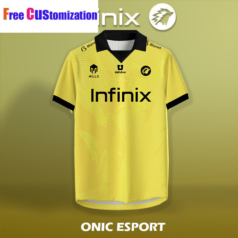 ONIC ESPORTS INFINIX JERSEY FANISSUE V-NECK SHORT SLEEVE Tee