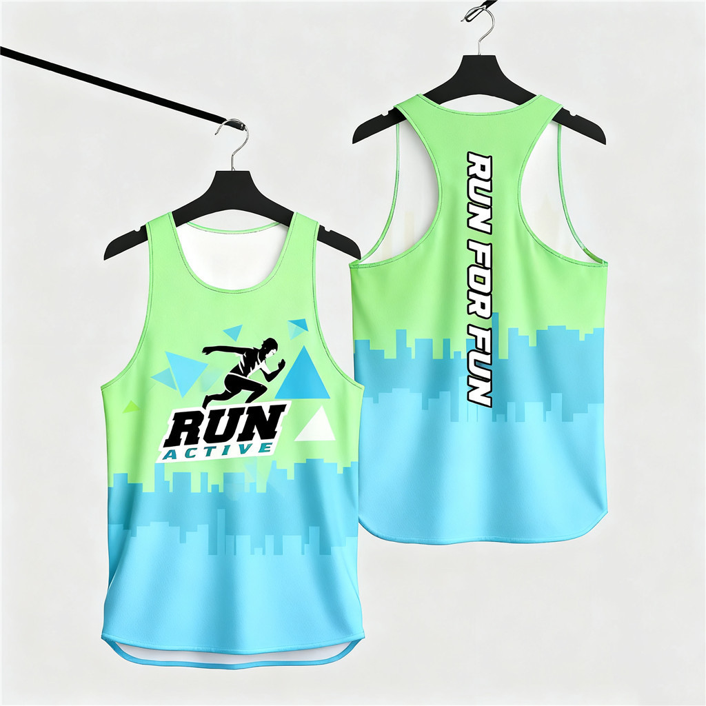 พิมพ์ระเหิด นักแข่ง กรีฑาเสื้อกล้ามแห้งเร็วน้ําหนักเบาวิ่งเสื้อกล้ามกลางแจ้งมาราธอนการแข่งขันแขนกุดเสื้อกีฬา