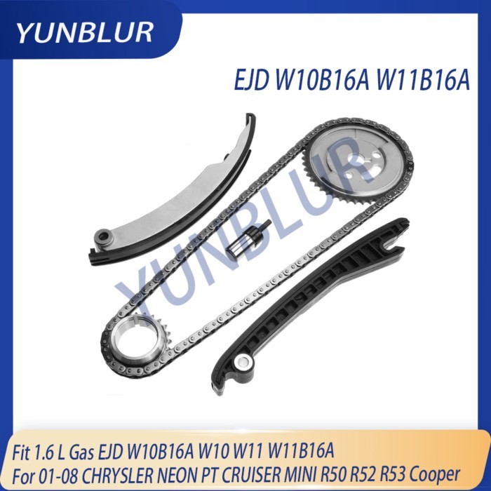 Engine Timing Chain Kit Fit 1.6 L Gas EJD W10B16A W10 W11 W11B16A For 01-08 CHRYSLER NEON PT CRUISE
