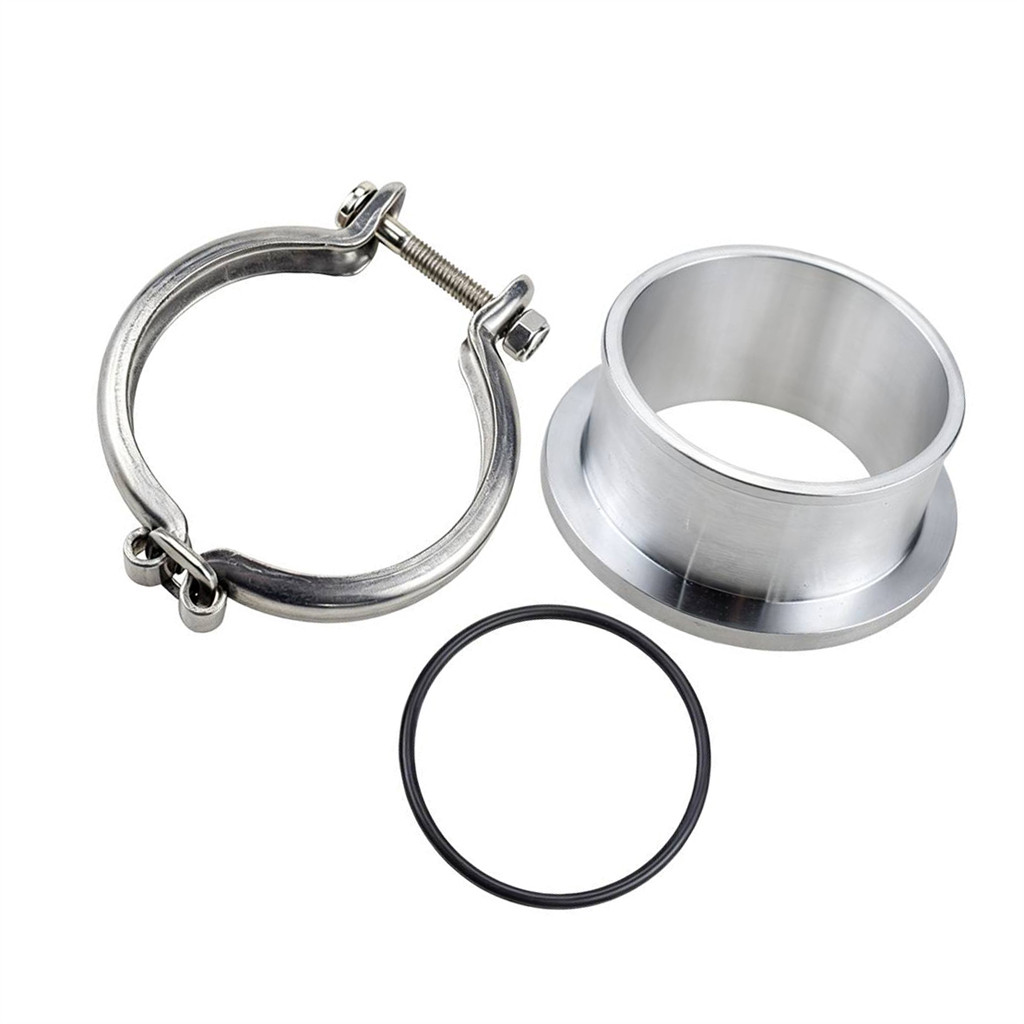 Turbo Compressor V-band Flange Clamp O-Ring ปะเก็นชุด Fit สําหรับ Holset HX35 HX35W HX40W Dodge Cumm