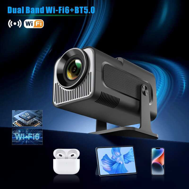 Hy320 Mini Home Projector Ultra HD Short Throw Projection Wall โฮมเธียเตอร์ชุดโดยตรง