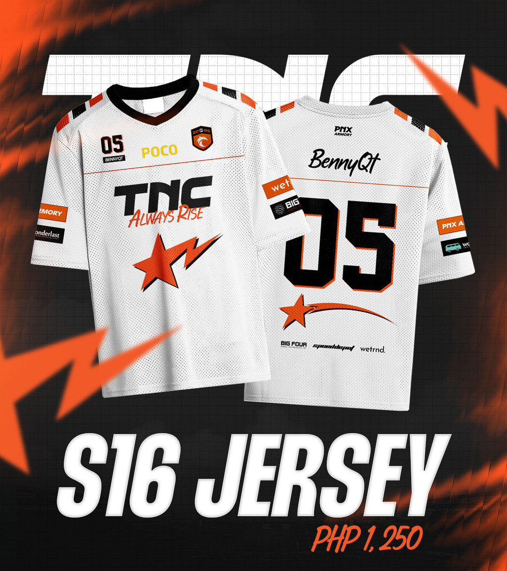 TNC Pro Team MPL PH S16 JERSEY ซีซั่น 16 Unisex S-5XL 3D Full Sublimation