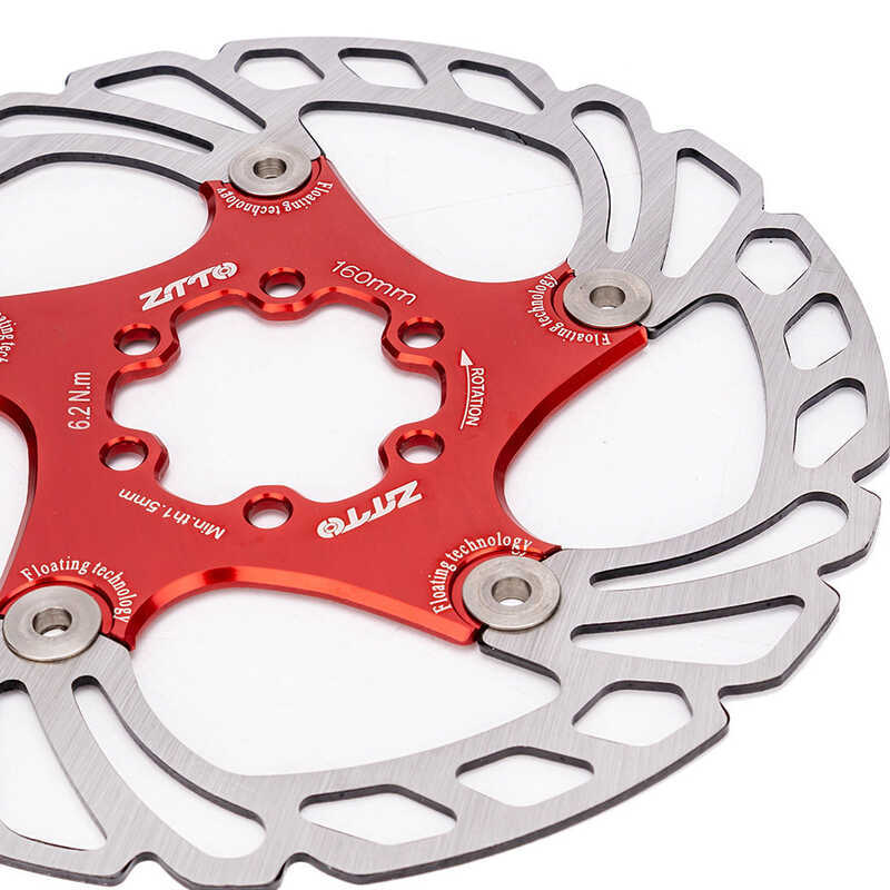 ZTTO Floating Disc Brake Pads 140-203 มม. เหมาะสำหรับจักรยานเสือหมอบและเสือภูเขา