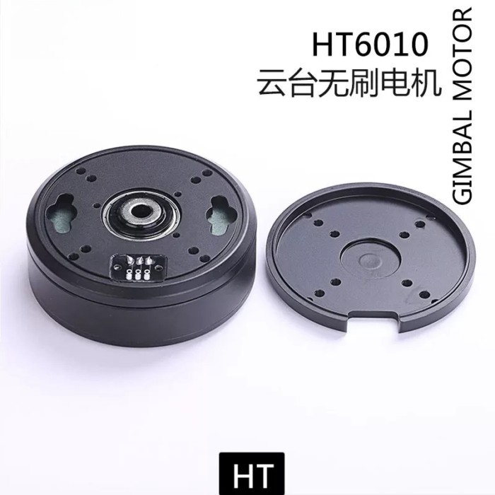 HT6010 Flat Brushless Low-Speed Servo Motor with AS5048A Encoder  High Torque for Gimbal & Stabiliz