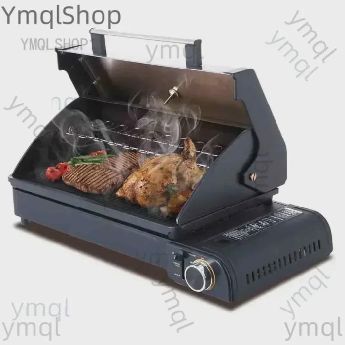 Korean design multi-function outdoor indoor BBQ portable adjustable BBQ-200 camping gas grill set/C
