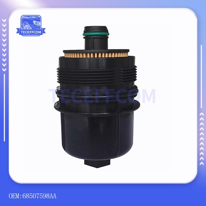68507598AA Ecodiesel Engine Oil Filter  Fits 2020 Ram 1500 DT and Jeep Wrangler JL 3.0L V6 Diesel E