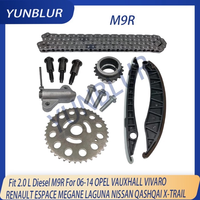 Engine Timing Chain Kit Fit 2.0 L Diesel M9R For 06-14 OPEL VAUXHALL VIVARO RENAULT ESPACE MEGANE L