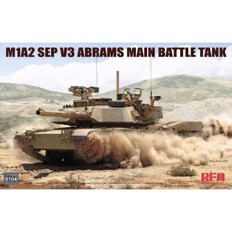 Rye Field Model RFM RM-5104 M1A2 SEP V3 Abrams Main Battle Tank 1/35 Static model kit