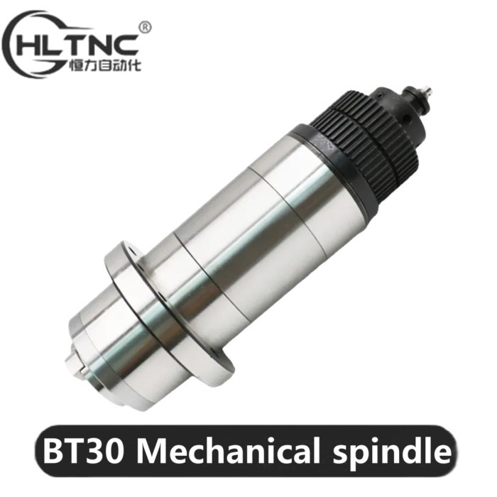 BT30 5 Bearing ATC Spindle CNC Milling Router Power Head Motor With Synchronous Belt + Drawbar For