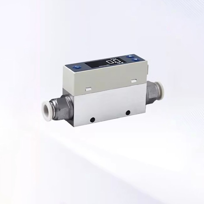 DC 24V Lab Digital Thermal Gas Mass Flow Meter Sensor 0-200 ml/min for Air/O2/N2/CO2/Ar