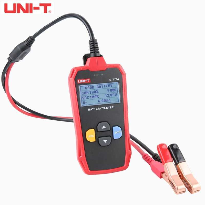 S Uni-T Ut673a Ut675a Charger Analyzer 12V 24V Voltage Test Car Battery Charging Scanner Tool
