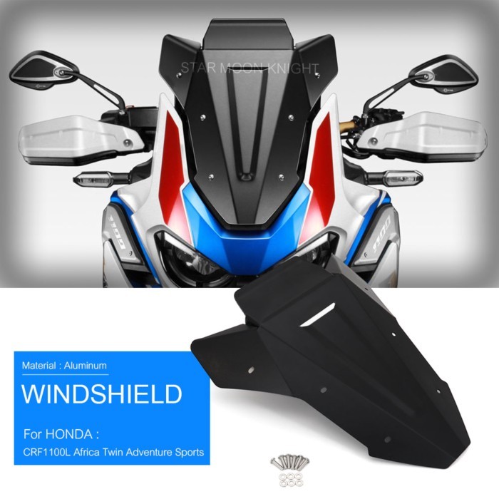 MOTO Windshield For Honda Africa Twin 1100 CRF1100L CRF1100 CRF 1100 L 1100L ADV Adventure Sports 2