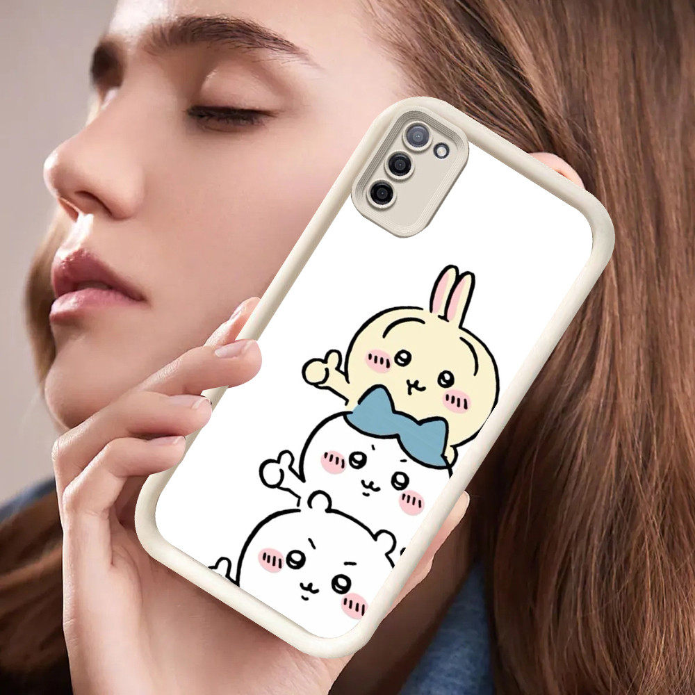 DE-6 Chikawa สําหรับ Samsung A03S M30S F02S A51 FE M21 M02S A71 S20 A31 A02S 2020 ปลอก