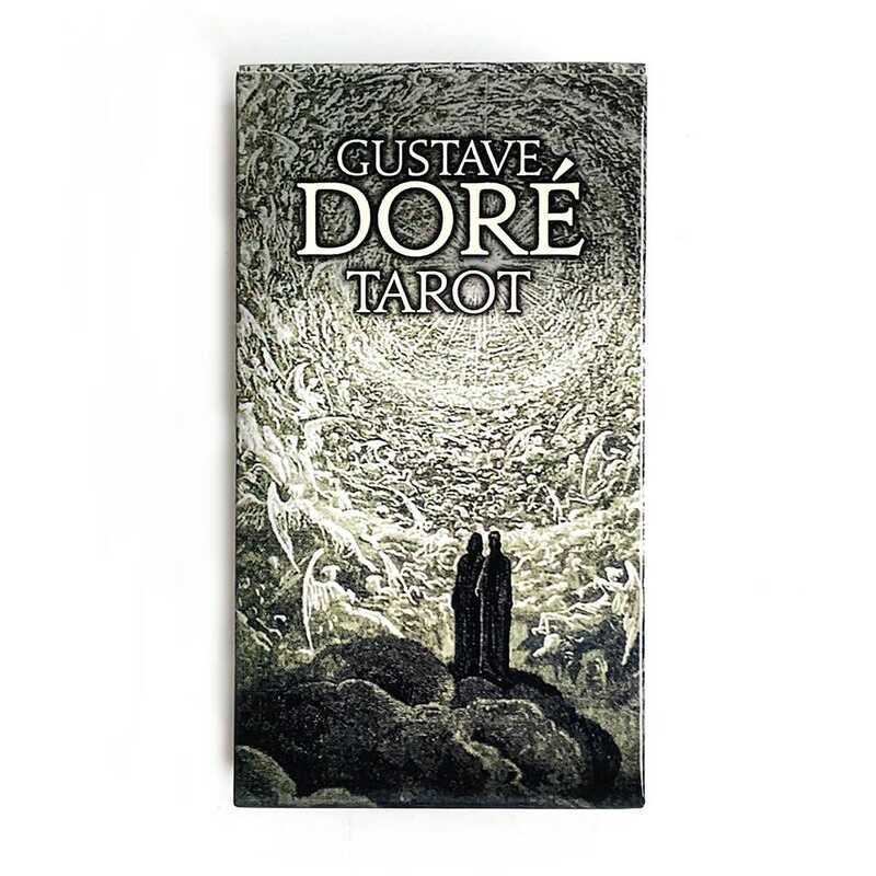 Gustave Dore Tarot 78 ชิ้นการ์ดเกมกระดานปาร์ตี้สําหรับครอบครัวและเพื่อนความบันเทิงเวอร์ชันภาษาอังกฤษ