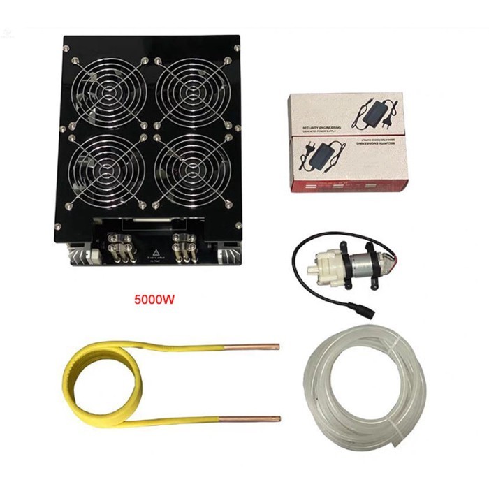 Induction heating machine 5000W induction heater high frequency induction heating plate melting met