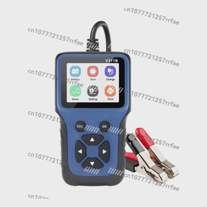 12V battery tester, car battery testing
