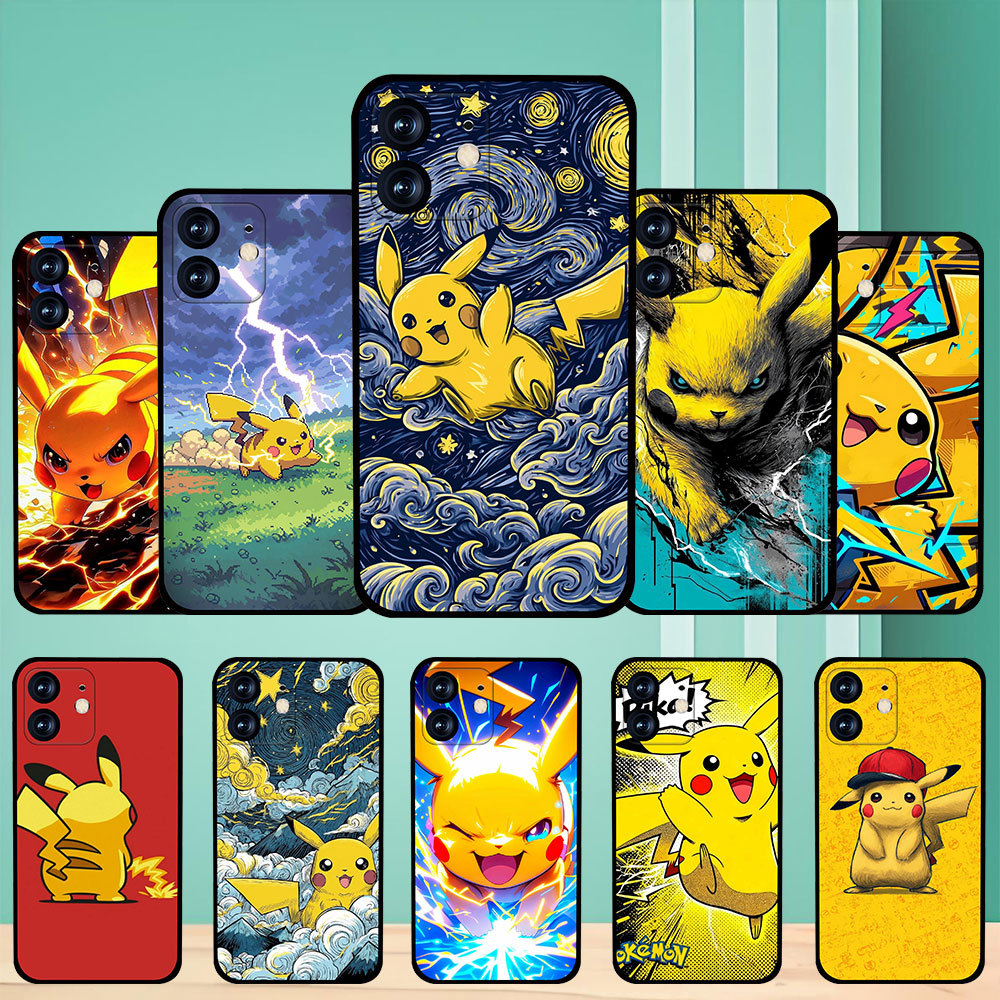 สําหรับ Samsung Galaxy A55 A35 M15 M35 M55 M55S 2S49 Pikachu Carefully Crafted TPU เคสโทรศัพท์