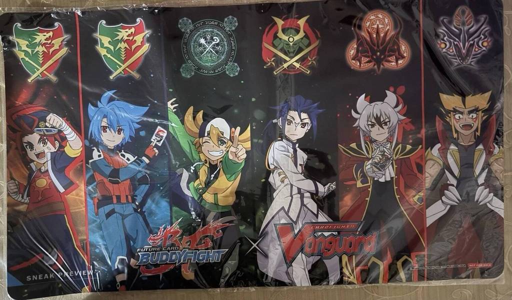 Cardfight Vanguard DZ-TB01 การ์ดในอนาคต Buddyfight Sneak Preview Playmat เย็บขอบ Battle เกม Mousepad