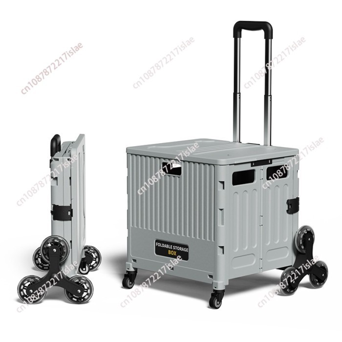 Household multi-functional shopping cart, small pull cart, light and portable folding shopping cart