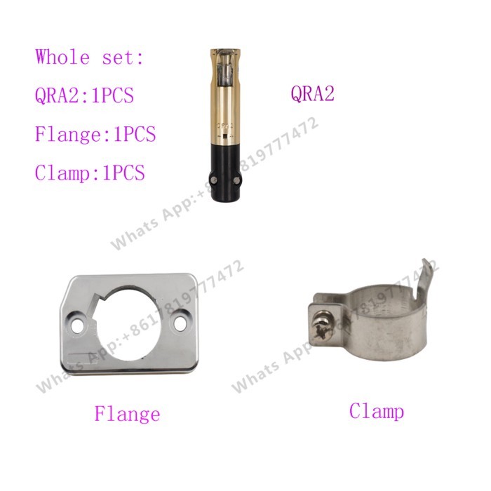 QRA2 Burner Flame Detector Flame Sensor Burner Flame Detection Burner Part QRA2 UV Flame Detector P