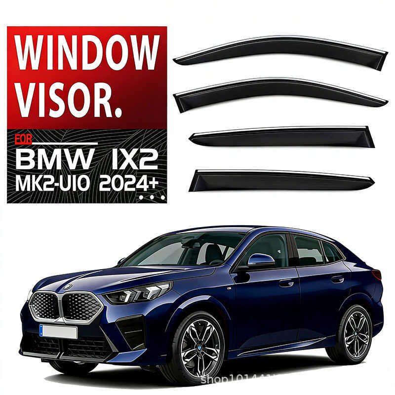 เหมาะสําหรับ BMW X2 Sunny Rain Guard Window Rain Eyebrow BMW X2 U10 2024 + ที่บังหน้าต่าง