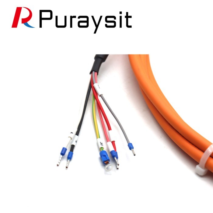 Puraysit Low Power Servo Motor with Brake Power Cable VW3M5D1FR30 VW3M5D1FR50 VW3M5D1FR80 VW3M5D1FR