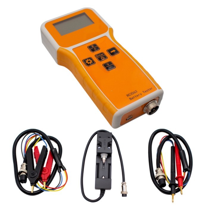 RC3563 Battery Tester Handheld Battery Internal Resistance Tester Lead Lithium Nickel Chromium Batt