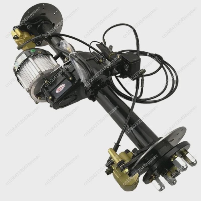 Electric Car Rear Axle with 1000W Motor