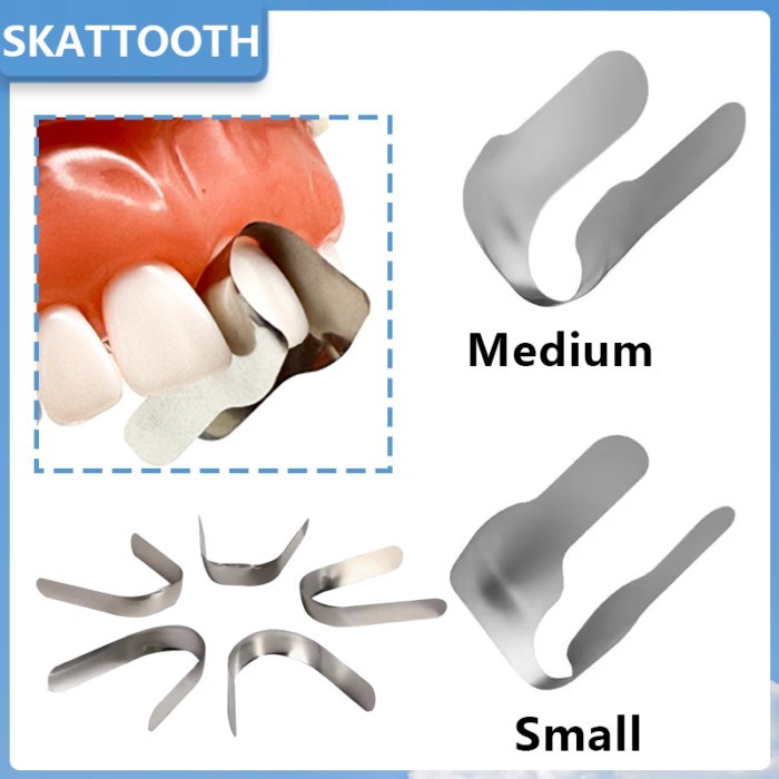 30 PCS Dental Sectional Contoured Matrix System Long/short Dental Teeth Matrix Bands Anterior Teeth