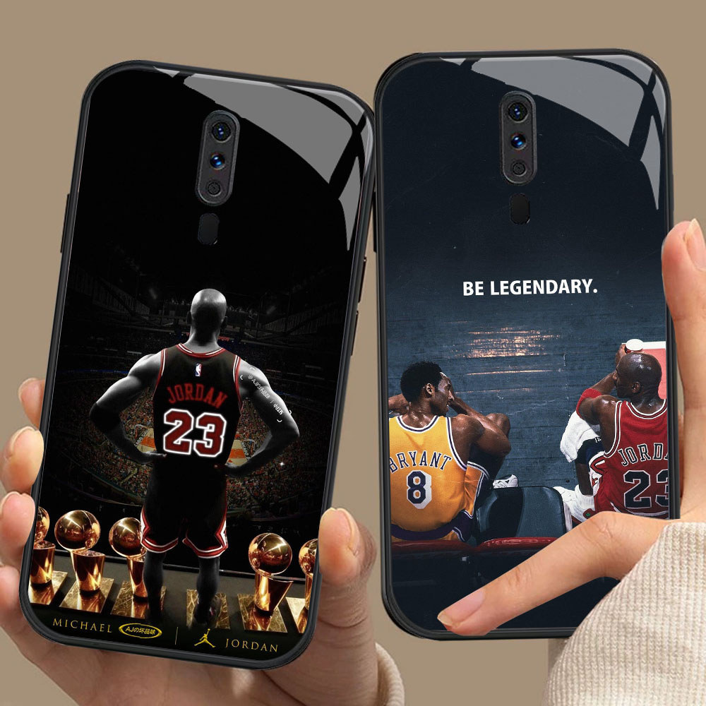 CK-19 Kobe James Jordan HD Glass Casing สําหรับ OPPO A5 A9 F11 A9X Reno 2F 2Z Pro