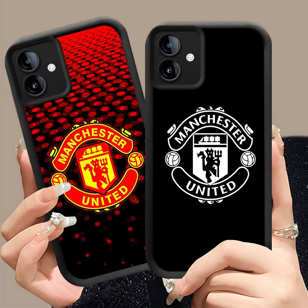 Q-3 Klub FC ขาวดำเคสโทรศัพท์หรับ VIVO IQOO U5 Y75 Y02A U5E Y02T Y02 Z6 5G ปกสีชมพู