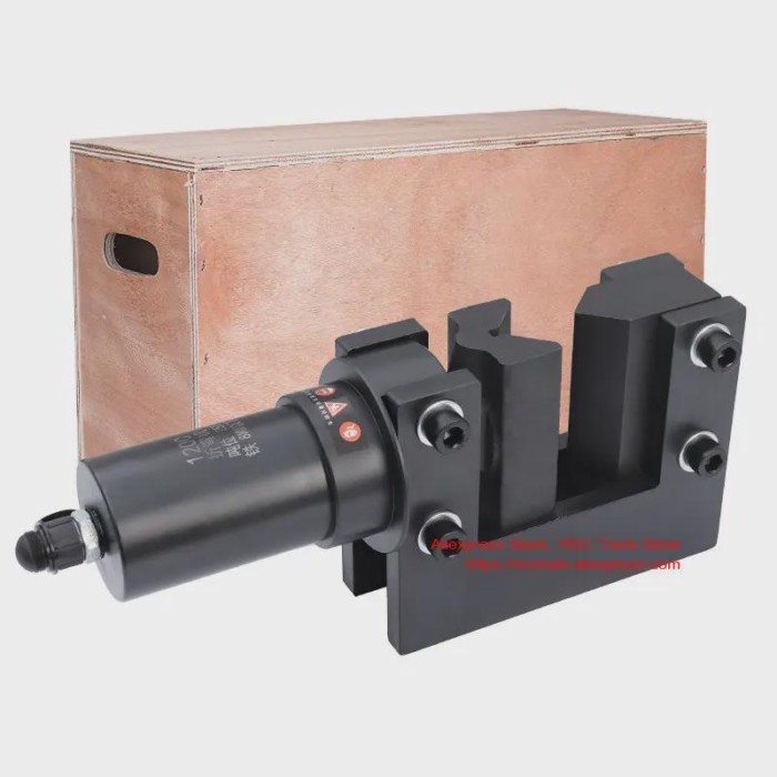 Open Type Hydraulic Bending Machine CB-120C Copper Row Aluminum Row Angle Iron Bending Machine Bus