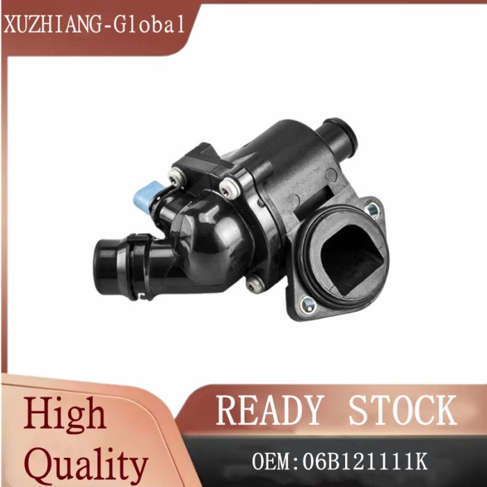 Engine Coolant Thermostat 06B121111K 06B121111G 06B121111H/B/D For AUDI A4 B6/B7 2000-08,A6 C5 2001