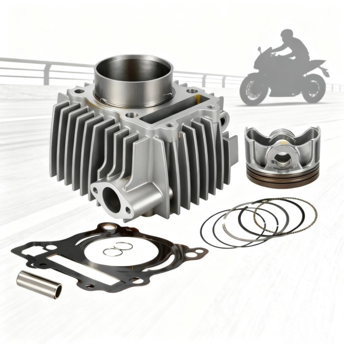 Forging 66mm 212cc Cylinder Kit with Piston For 190CC 4Valves Engines ZongShen 190 Engine Modified
