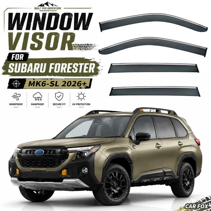 เหมาะสําหรับ Subaru Forester ที่บังแดดและฝน Subaru Forester ที่บังแดดหน้าต่าง